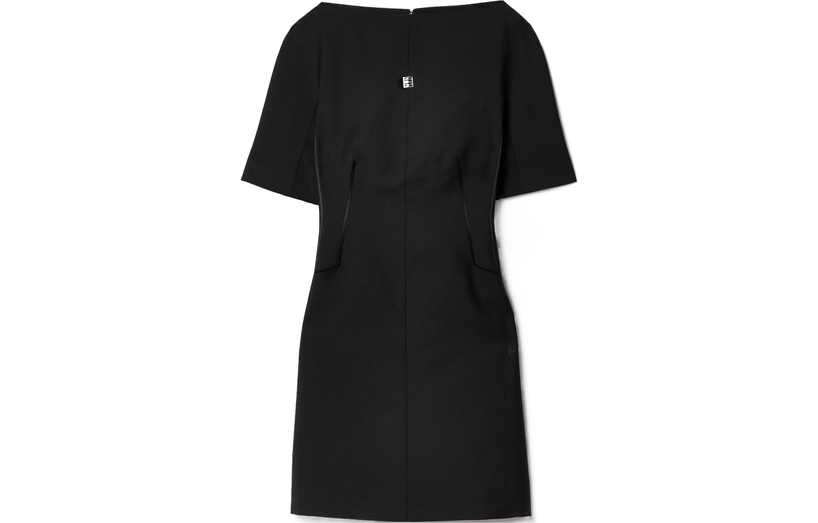 

Givenchy Женские черные платья с коротким рукавом