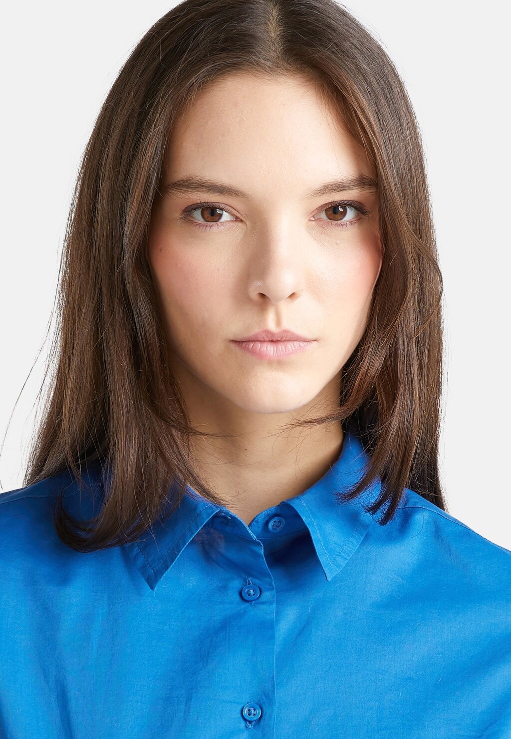 

Блузка на пуговицах REGULAR FIT United Colors of Benetton, синий