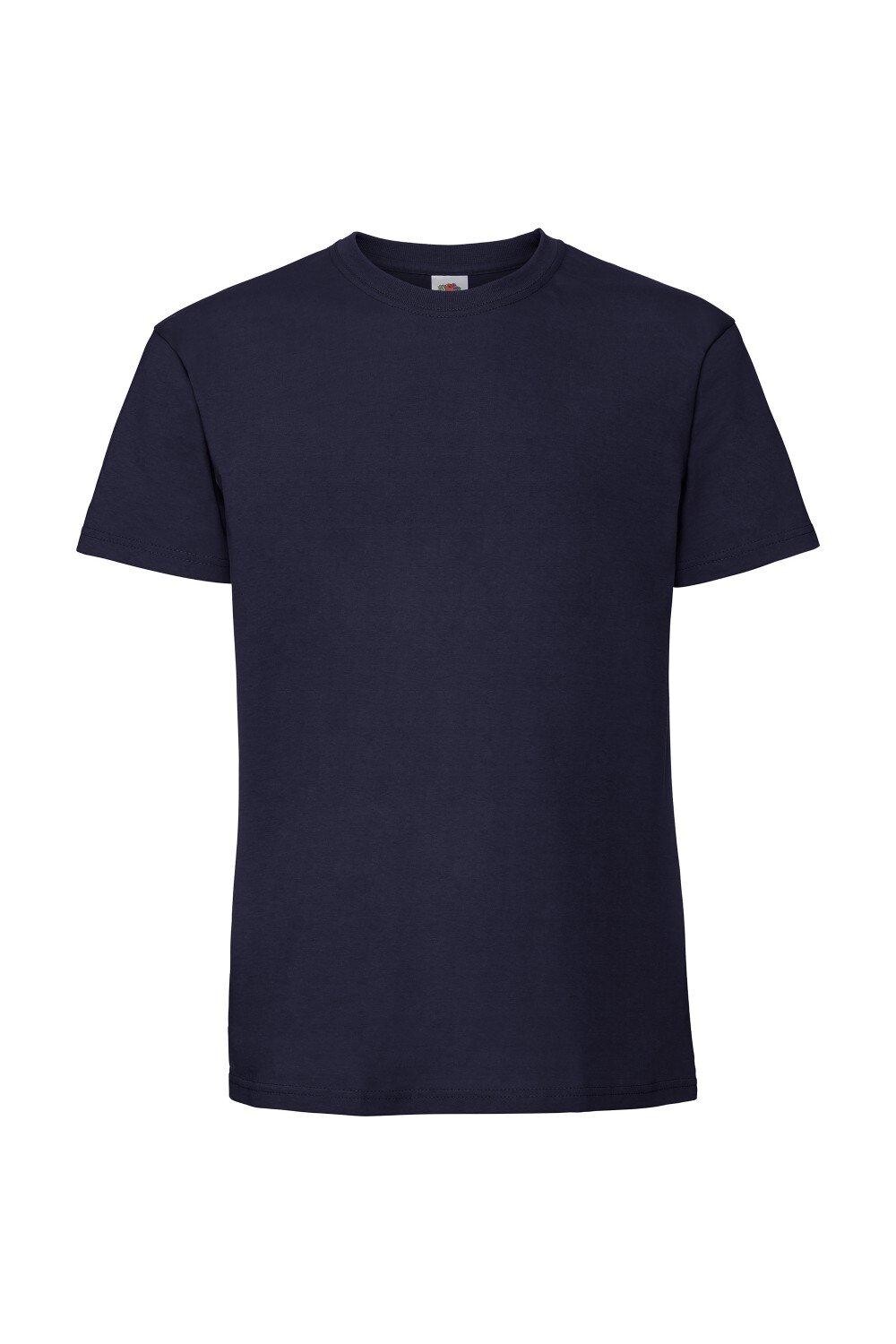 

Футболка Iconic 195 Ringspun Premium Fruit of the Loom, темно-синий