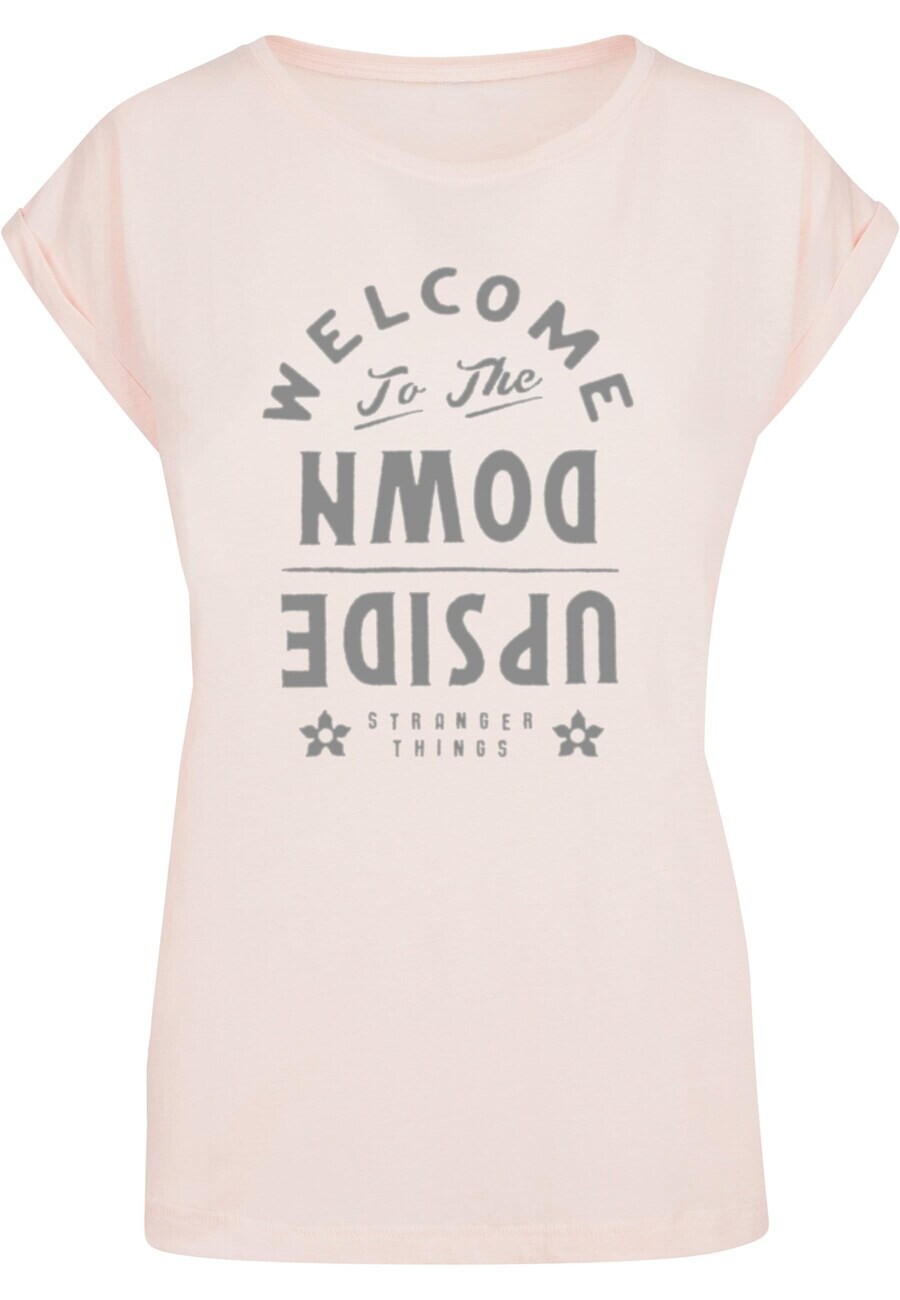 

Футболка ABSOLUTE CULT Shirt Welcome To Upside Down, цвет powder/pastel pink