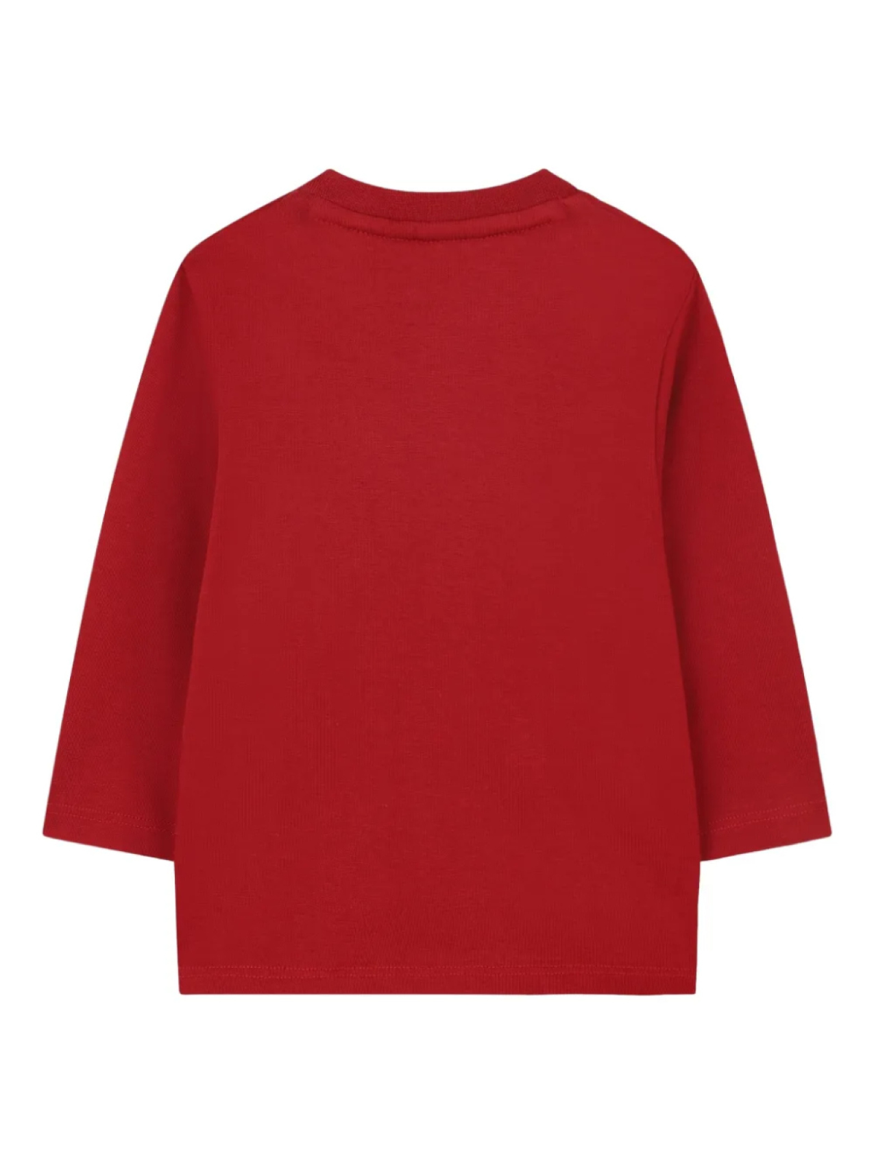 BOSS Kidswear футболка с длинными рукавами и графичным принтом, красный — фото 2
