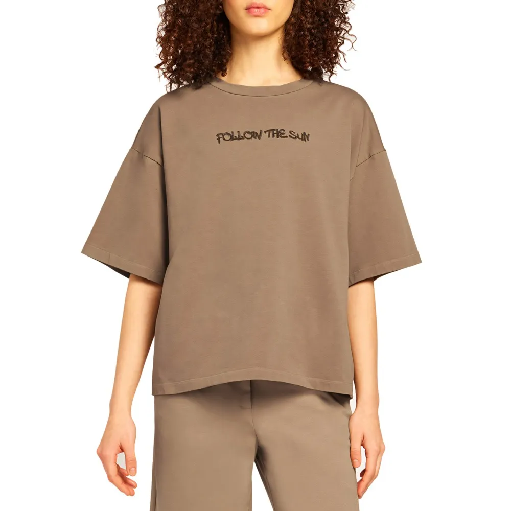 

Футболка с коротким рукавом Sundek Oversized, коричневый