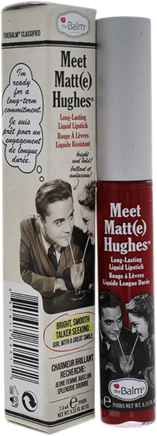 Жидкая помада The Balm Meet Matte Hughes Long Lasting, 7.4 мл, синяя Thebalm