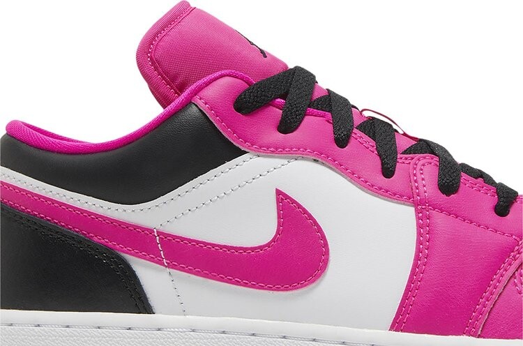 Кроссовки Air Jordan 1 Low GS 'Fierce Pink', розовый — фото 2