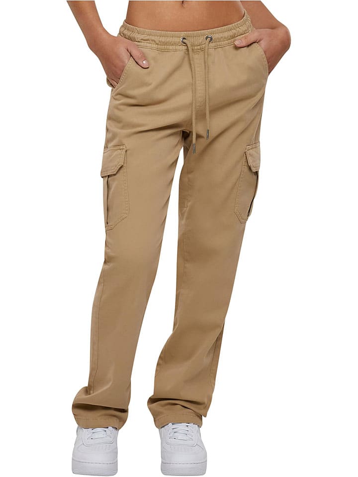 

Urban Classics Брюки-карго бежевого цвета