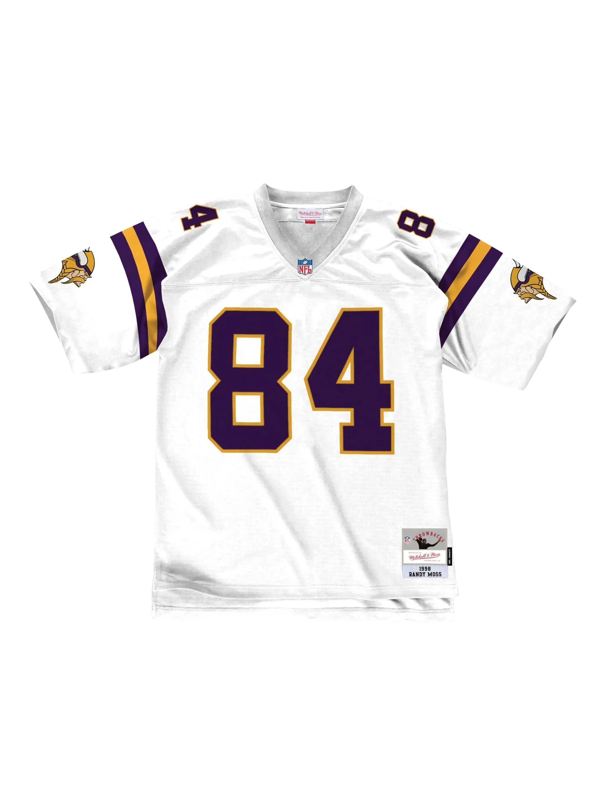 

Топ 1998/99 Randy Moss Minnesota Vikings Mitchell & Ness, белый