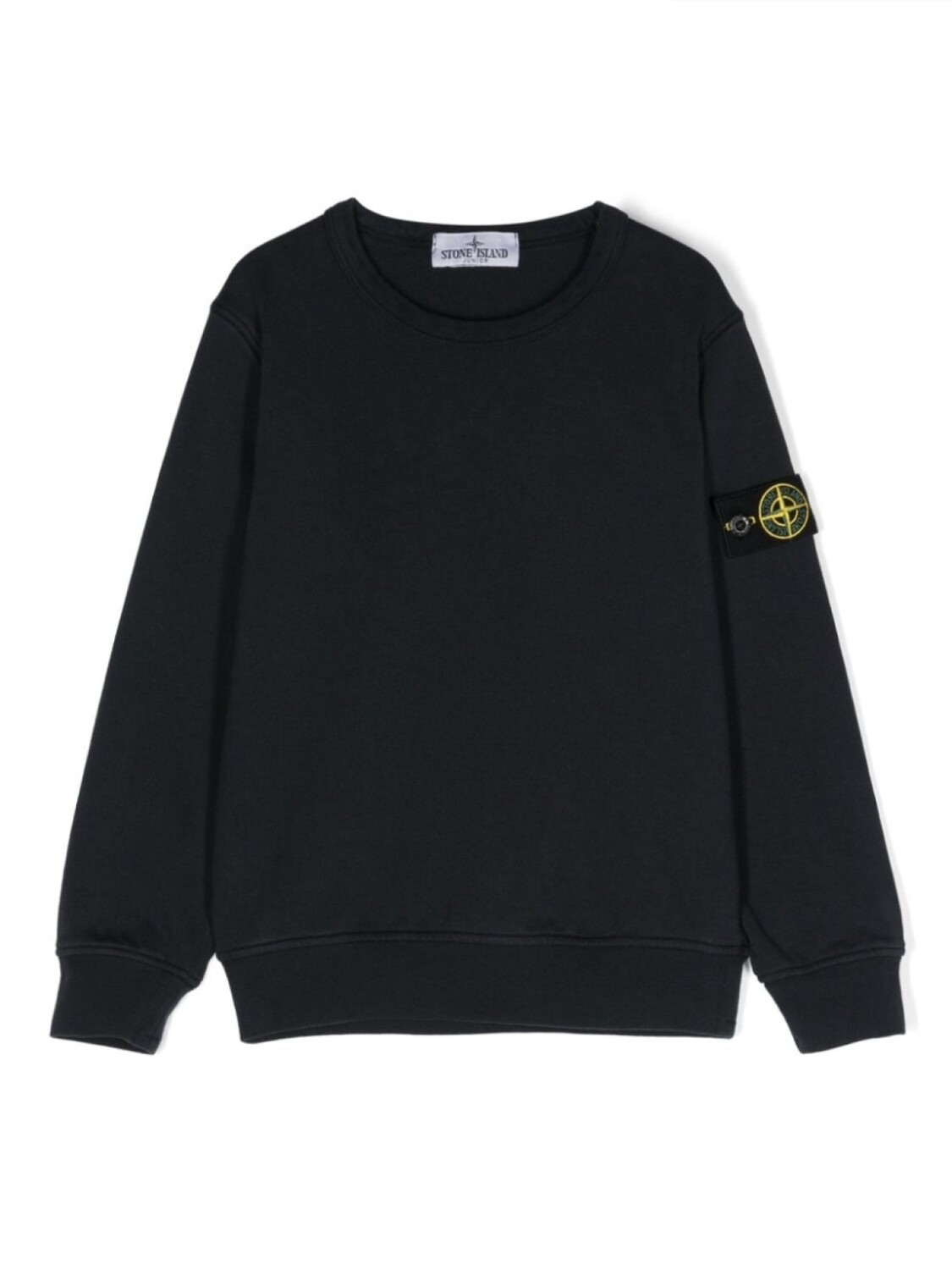 

Stone Island Junior толстовка с нашивкой Compass, синий