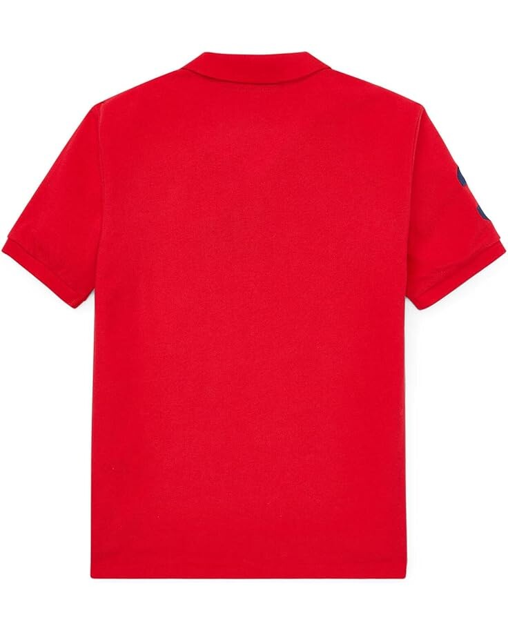 Поло Polo Ralph Lauren Kids Big Pony Cotton Mesh Polo Shirt, цвет New Red — фото 2