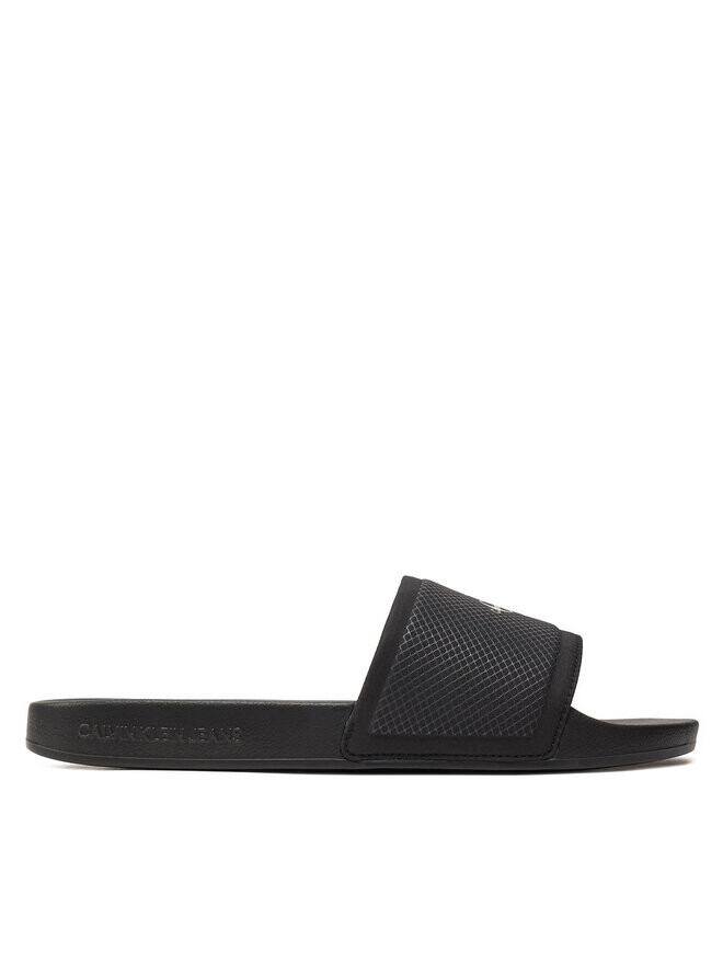 

Мюли Calvin Klein Jeans Slide Institutional Metallic YM0YM01018, черный