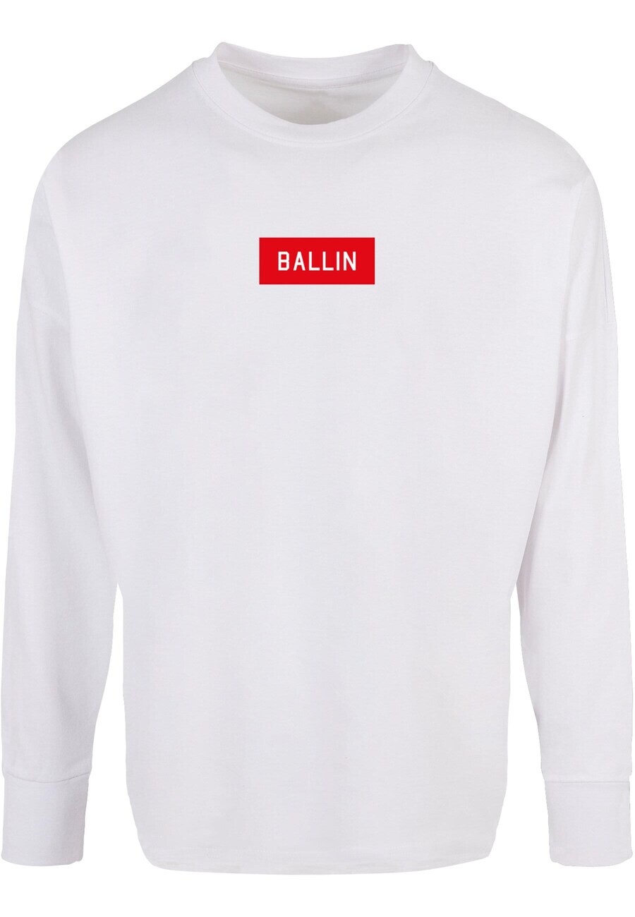 

Лонгслив Mister Tee BALLIN BOX, белый