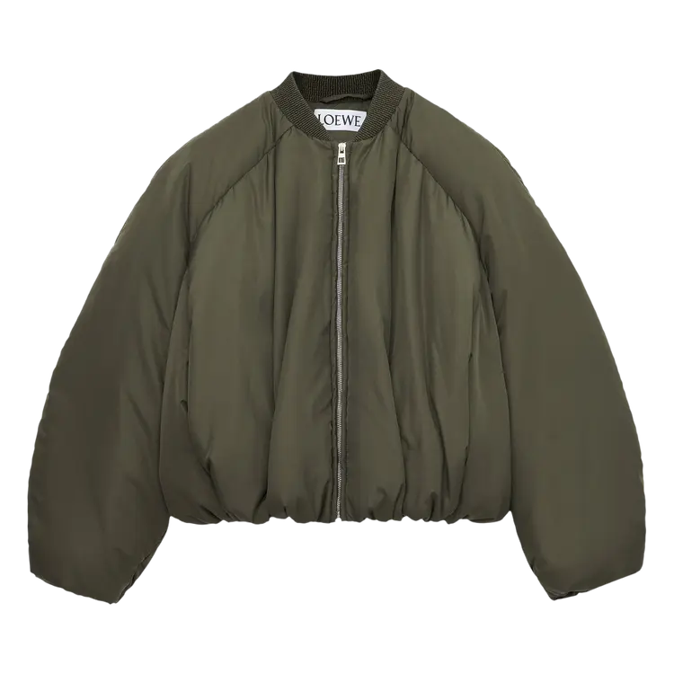 

Куртка Loewe Padded Bomber 'Loden Green', зеленый