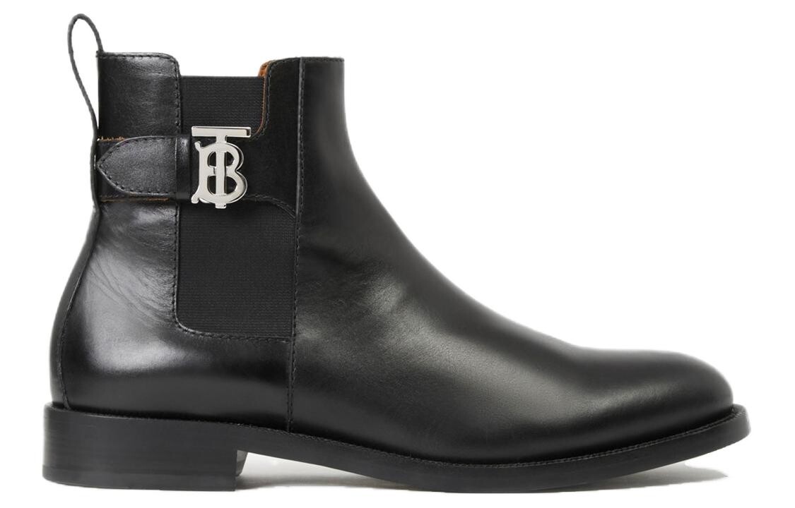 Ботинки-челси мужские Burberry с монограммой, черный — фото 2