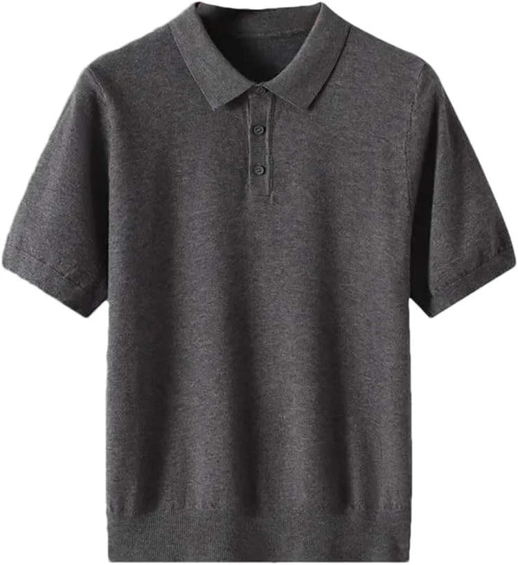 

Мужской короткий рукав пуловер дышащий комфортный однотонный