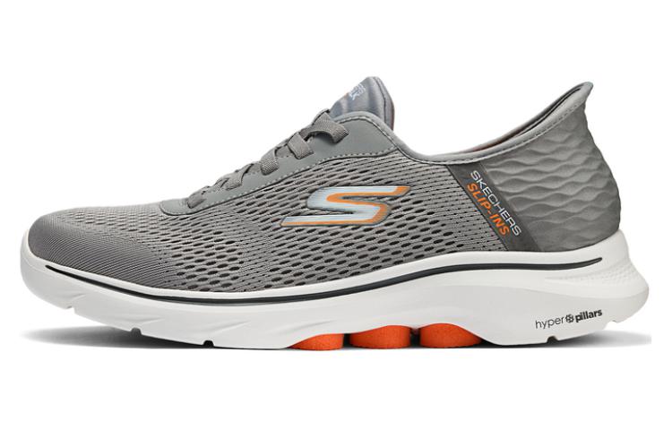 

Технология проникновения Go Walk 7 износостойкие и легкие низкие повседневные туфли men's orange Skechers, серый/оранжевый