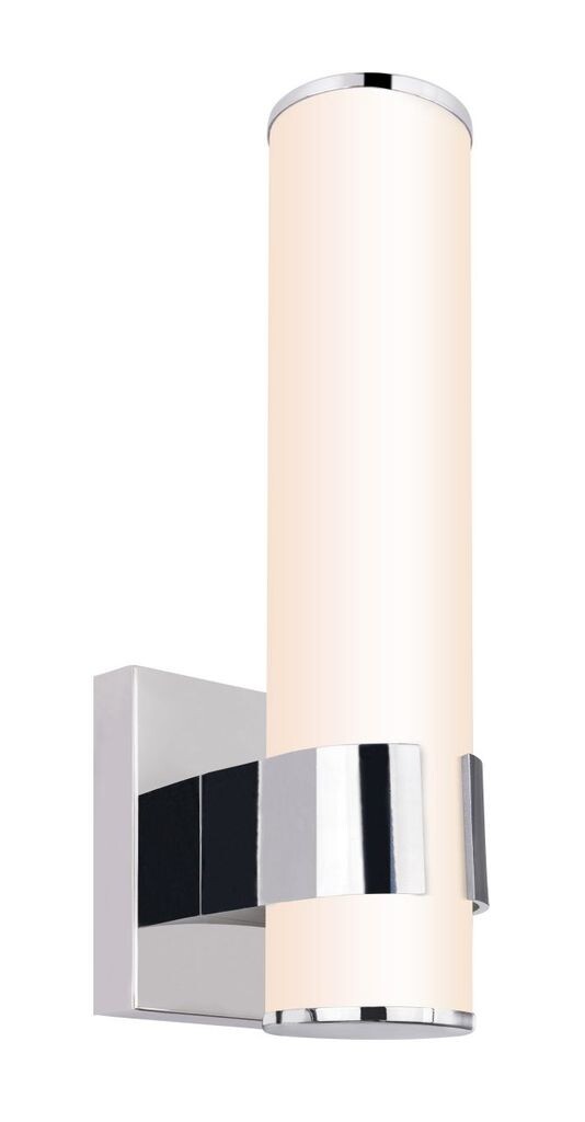 

Настенный светильник Globo Lighting, хромированный металл, опаловое стекло, белый, IP44, ШхВ: 120х320мм, AL: 93мм, вкл. светодиод 12Вт 230В, источник 960лм, выходная мощность 800лм, 4000К, серебро
