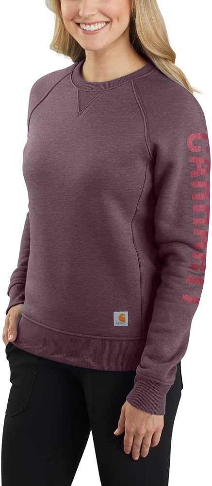 

Carhartt Women's 104410 Женский Мидвейт Графический Свитшот, Blackberry Heather