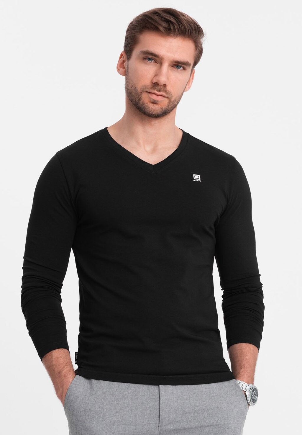 

Топ с длинными рукавами SET OF TWO V-NECK Ombre, белый