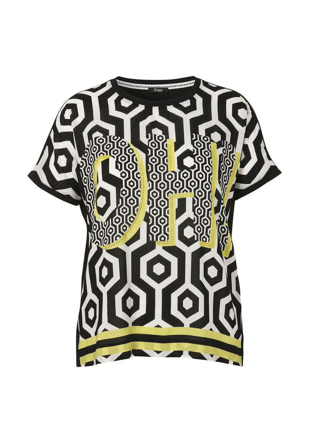 

Блузки и туники Frapp, цвет Black Multicolor