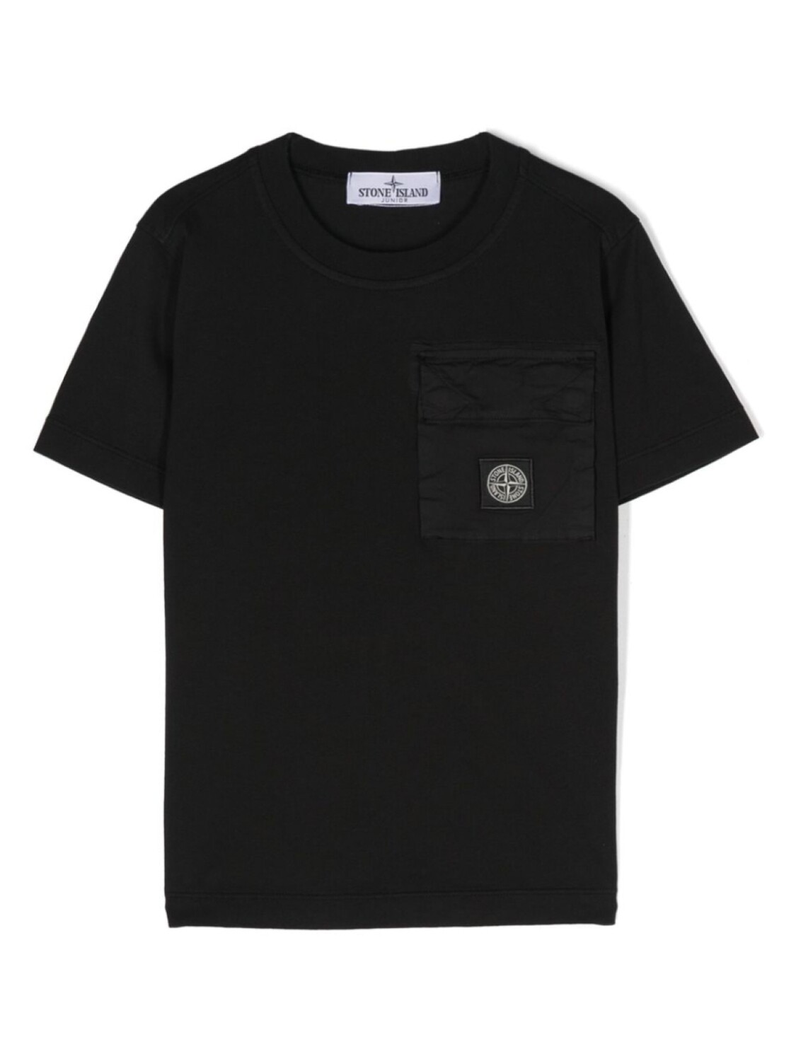 

Stone Island Junior футболка с логотипом Compass, черный