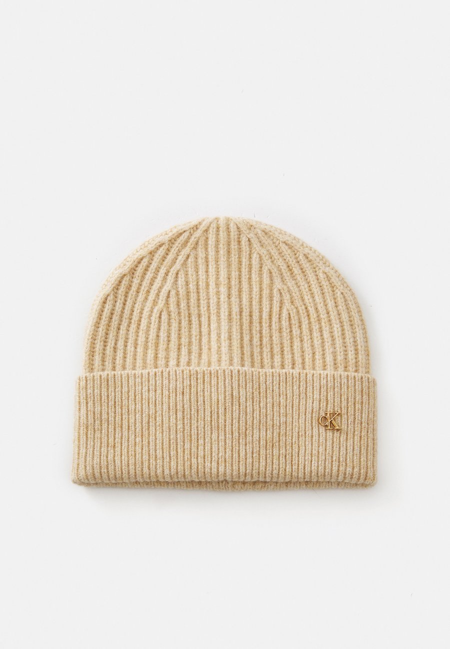 

Шапка Calvin Klein MONOGRAM HARDWARE UNISEX, Beige Heather/Brown