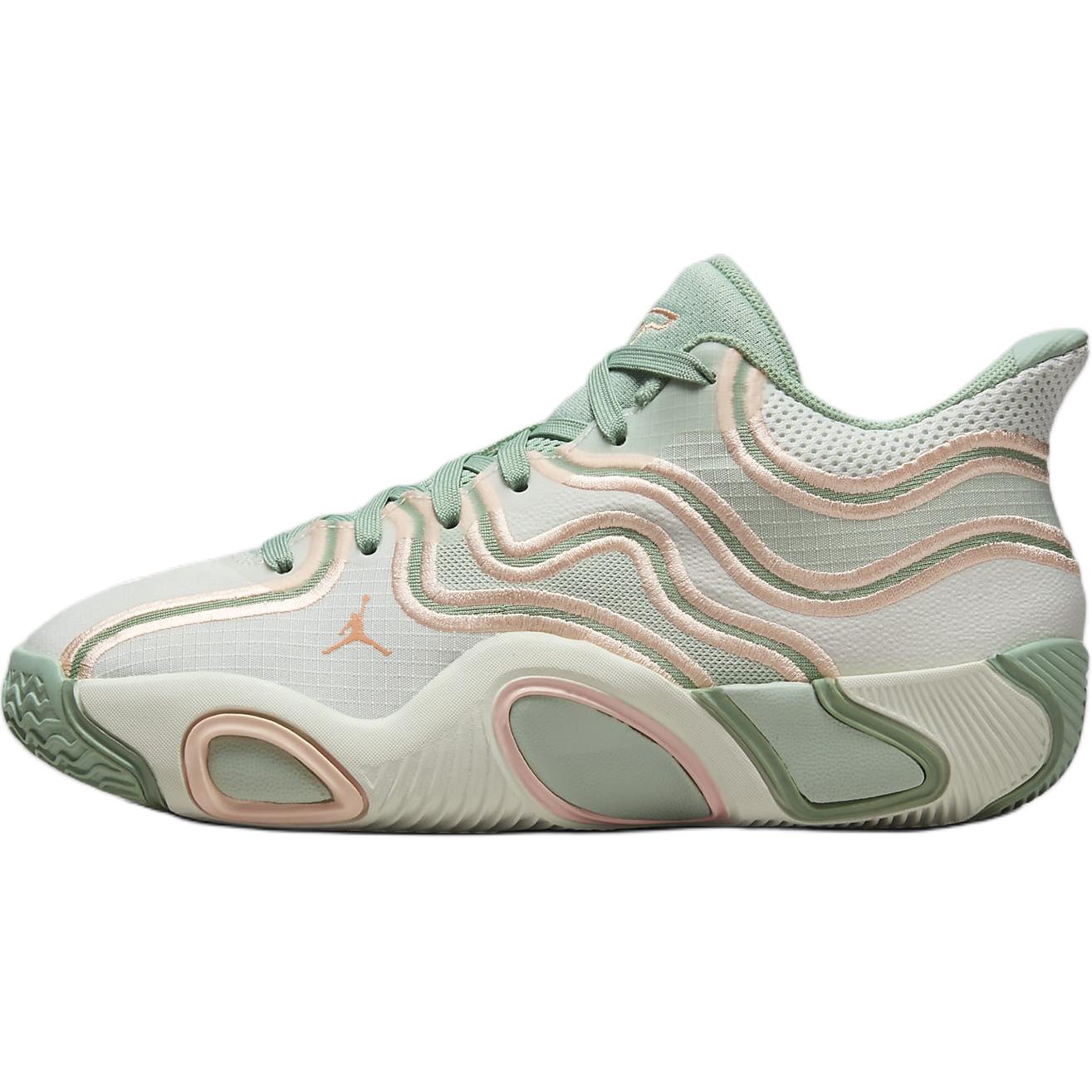 

Jordan Tatum 3 нескользящие износостойкие баскетбольные кроссовки мид-топ beige green детские