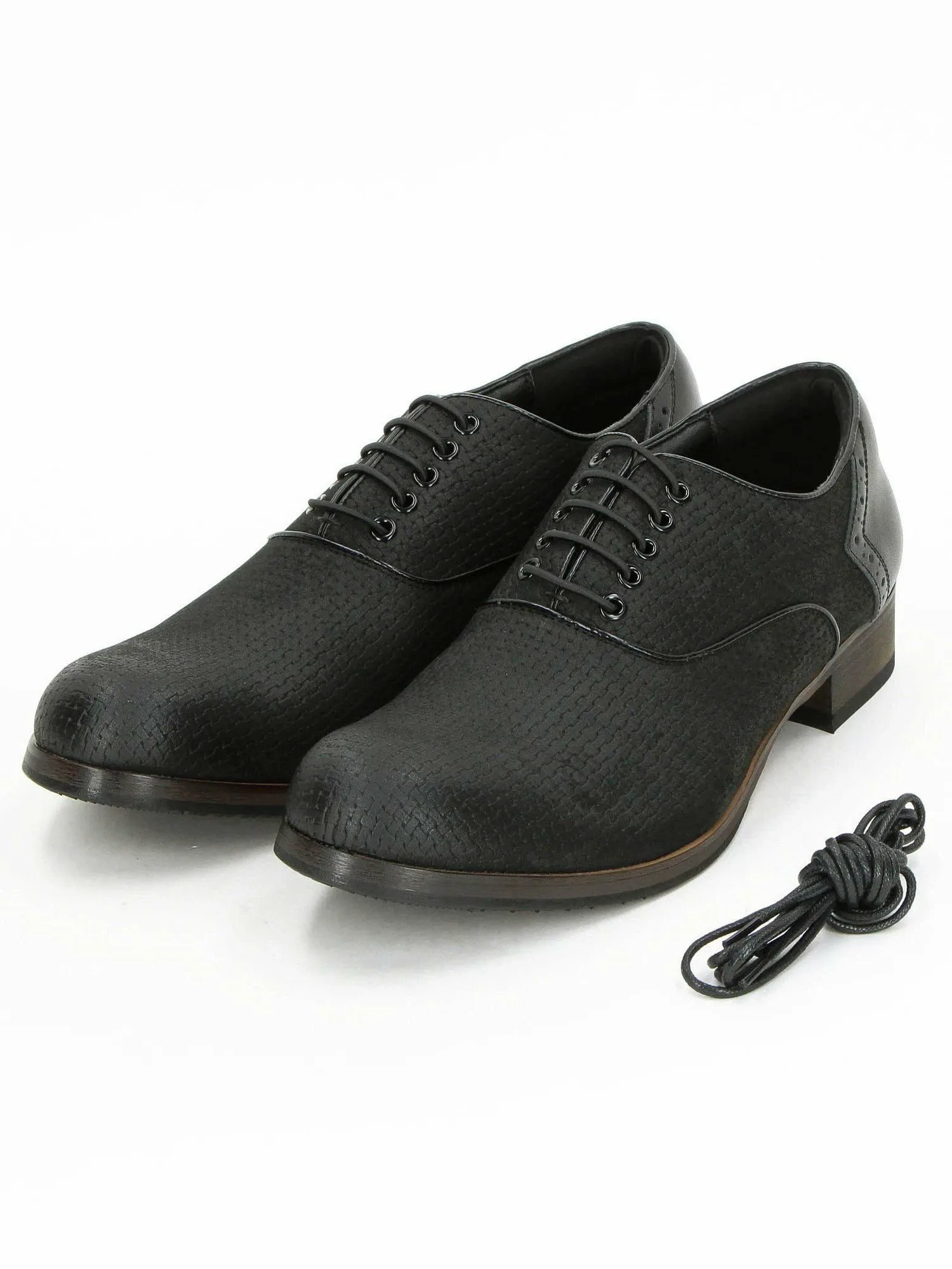 Туфли Balmoral с гладким носком NICOLE CLUB FOR MEN, 49 Black