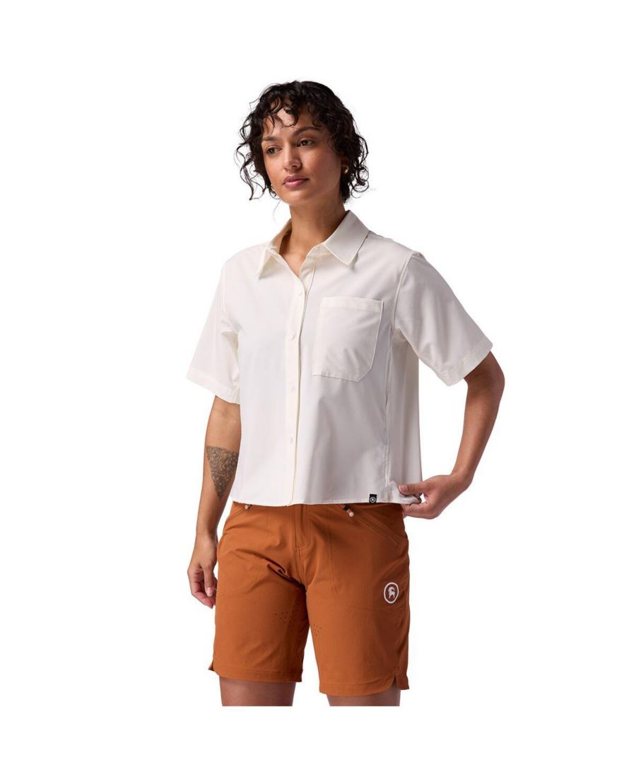 

Женская футболка Slickrock с коротким рукавом и пуговицами для катания на горном велосипеде Backcountry, Egret, Белый, Женская футболка Slickrock с коротким рукавом и пуговицами для катания на горном велосипеде Backcountry, Egret