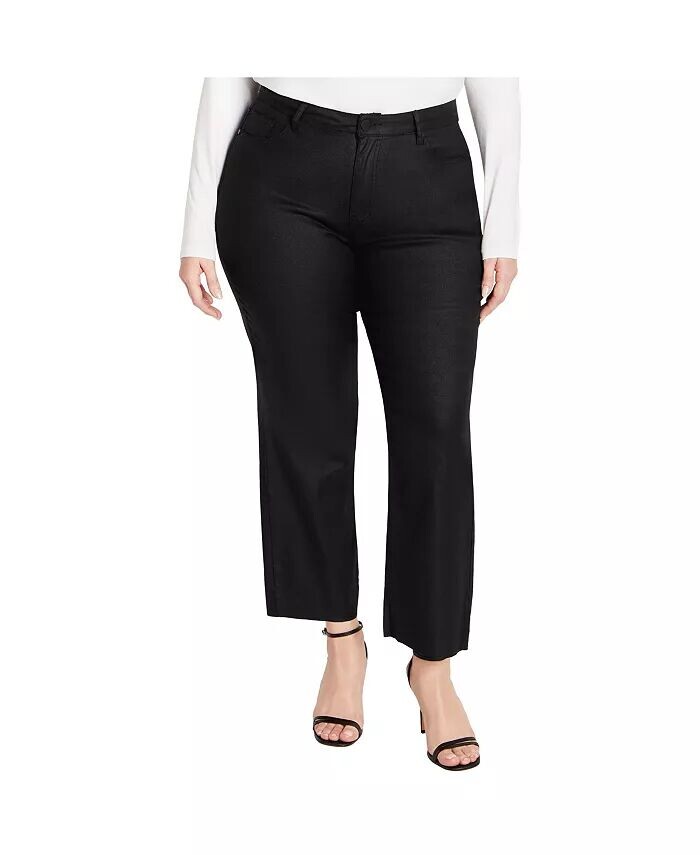 

Джинсы Harley Coated размера Plus CITY CHIC, черный