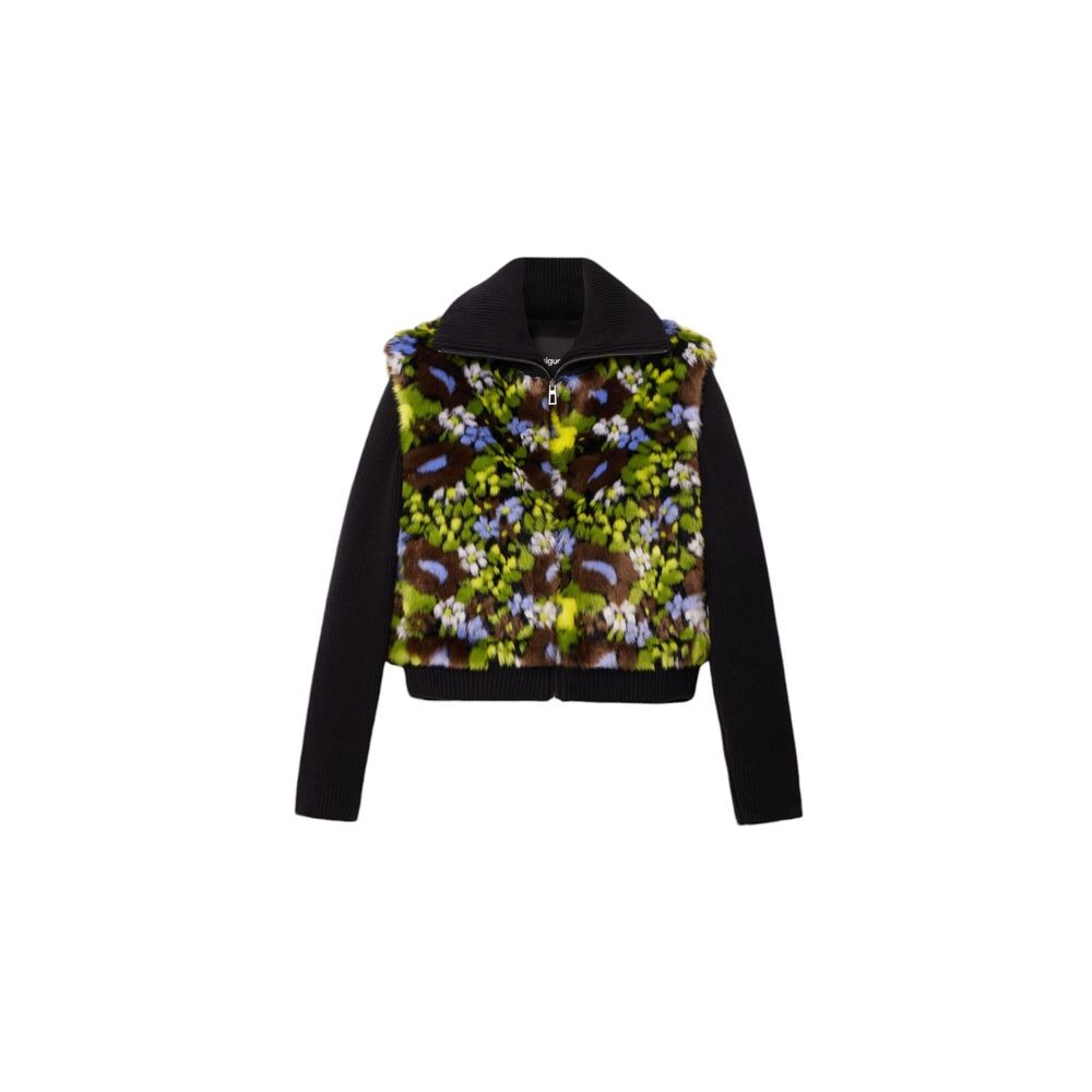 

Черная хлопковая куртка Desigual