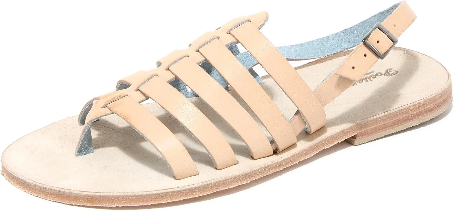 Мужские сандалии Positano 8069H Infradito Uomo Effetto FATTO A Mano Sandali, Beige