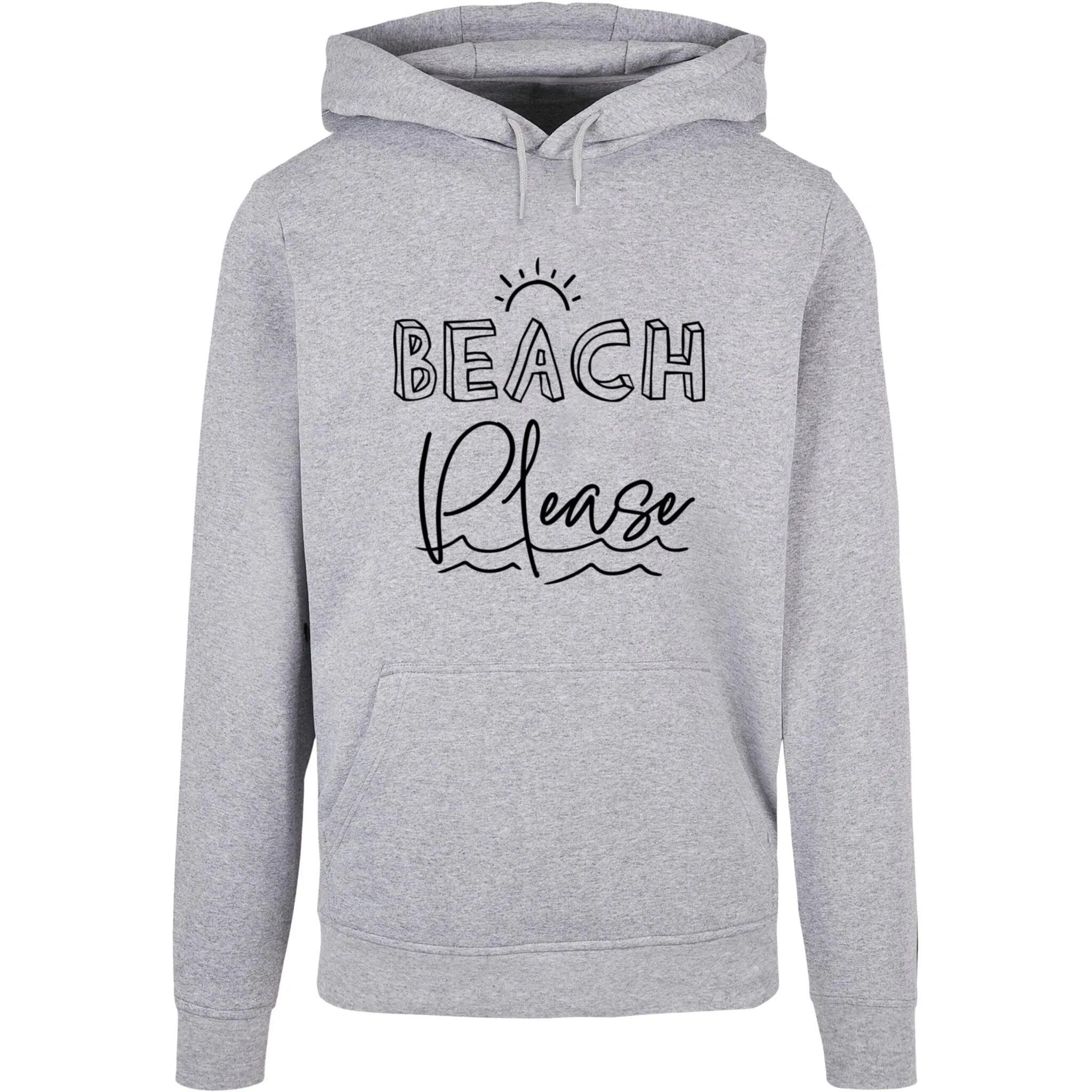 

Толстовка с капюшоном Merchcode " Merchcode Men's Beach Please Basic Hoody", серый