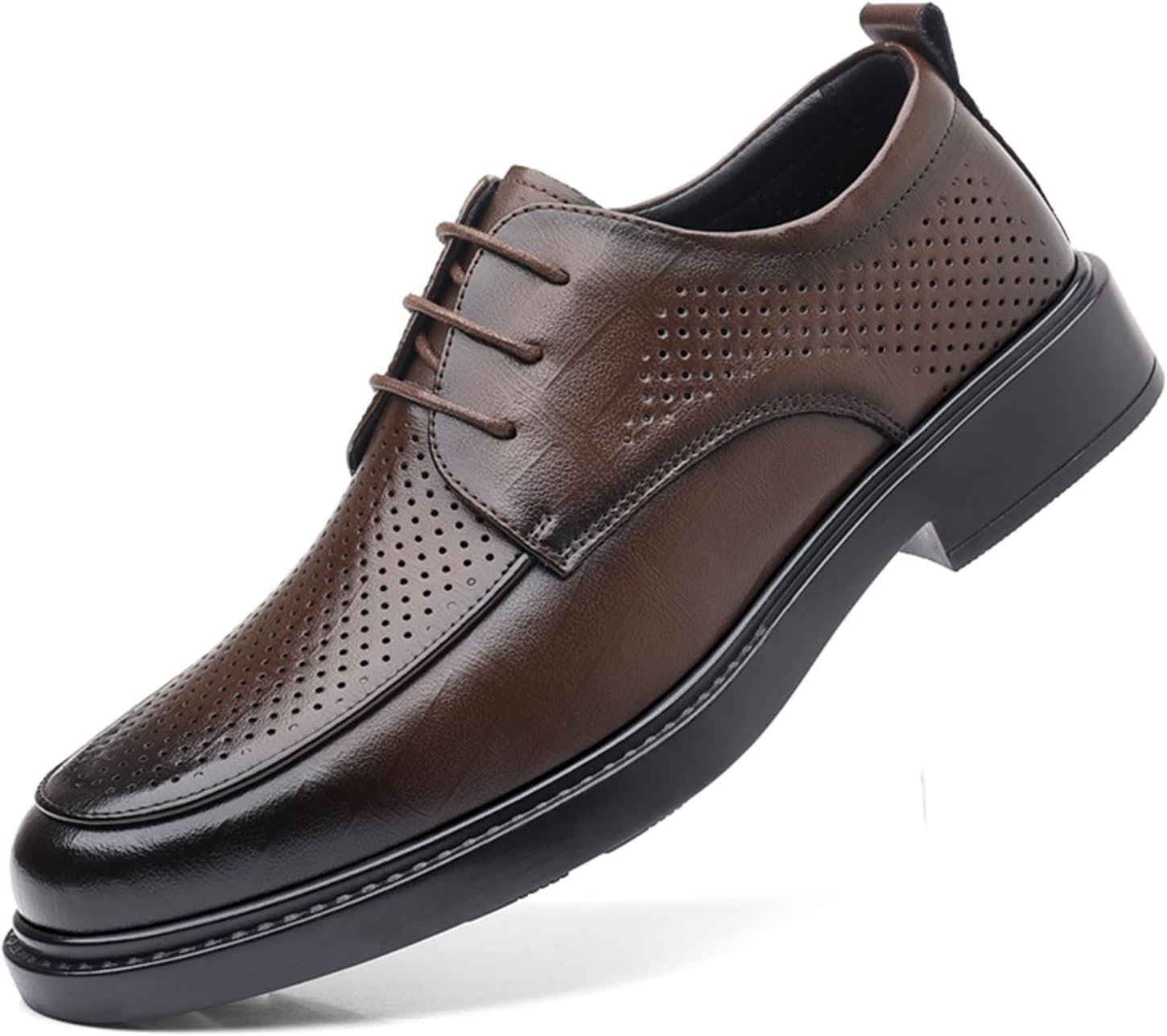 

Мужские оксфорды без шнуровки Классические формальные туфли на шнуровке Мужские классические современные формальные оксфорды с крылышками на шнуровке для бизнеса и свадьбы Abborora, коричневый
