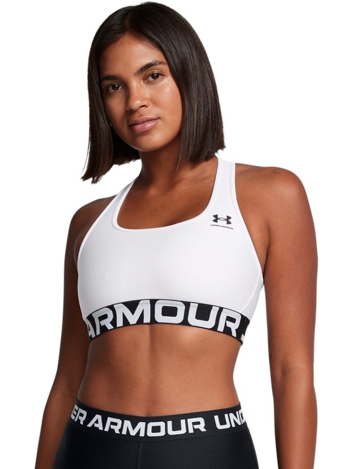 

Спортивный бюстгальтер Ua Hg Mid Branded Under Armour, белый