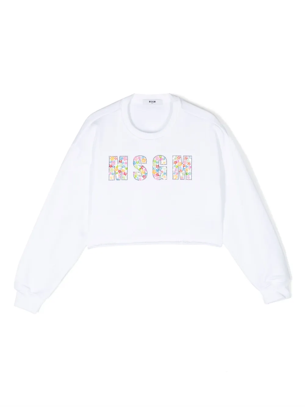 

Толстовка с пайетками MSGM Kids, белый