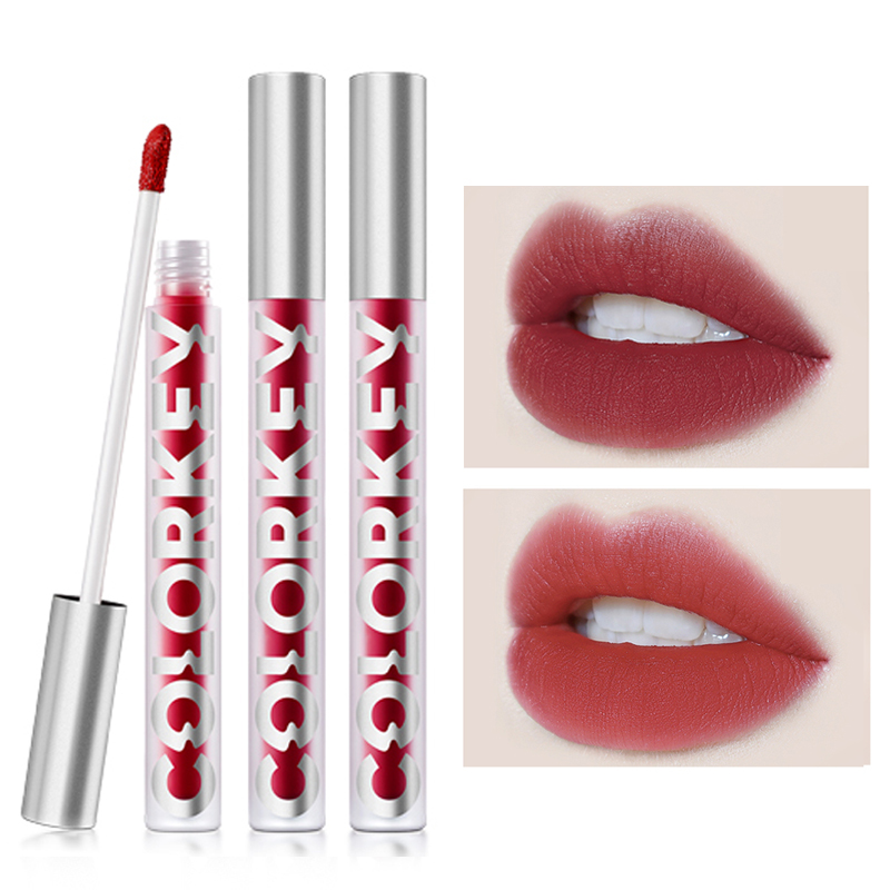 

Бархатный воздушный круглый тюбик блеск для губ мягкий матовый натуральный стойкий несмазываемый 1,7 г Colorkey