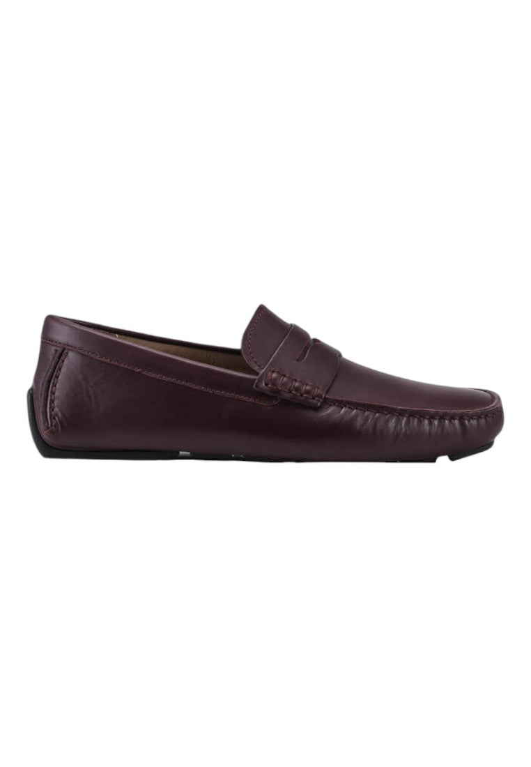 Bally Warno 6195749 Мужские лоферы для вождения из телячьей кожи шоколадного цвета, коричневый — фото 2