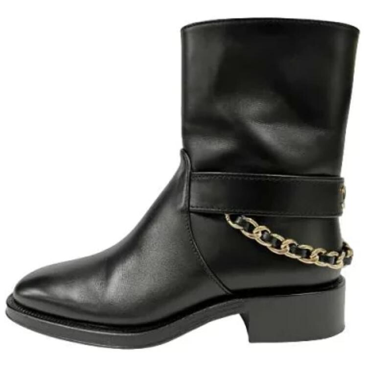 Ботильоны женские черные Chanel