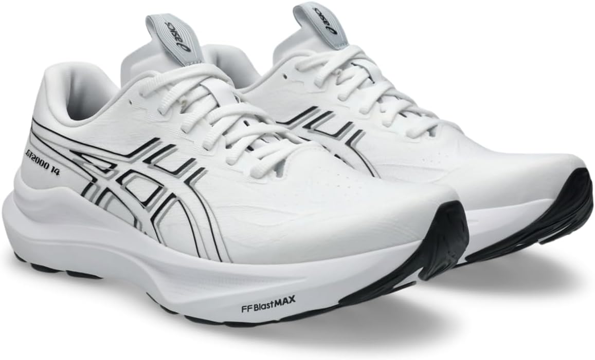 Беговые кроссовки ASICS GT-2000 14 для мужчин, белый/черный — фото 2