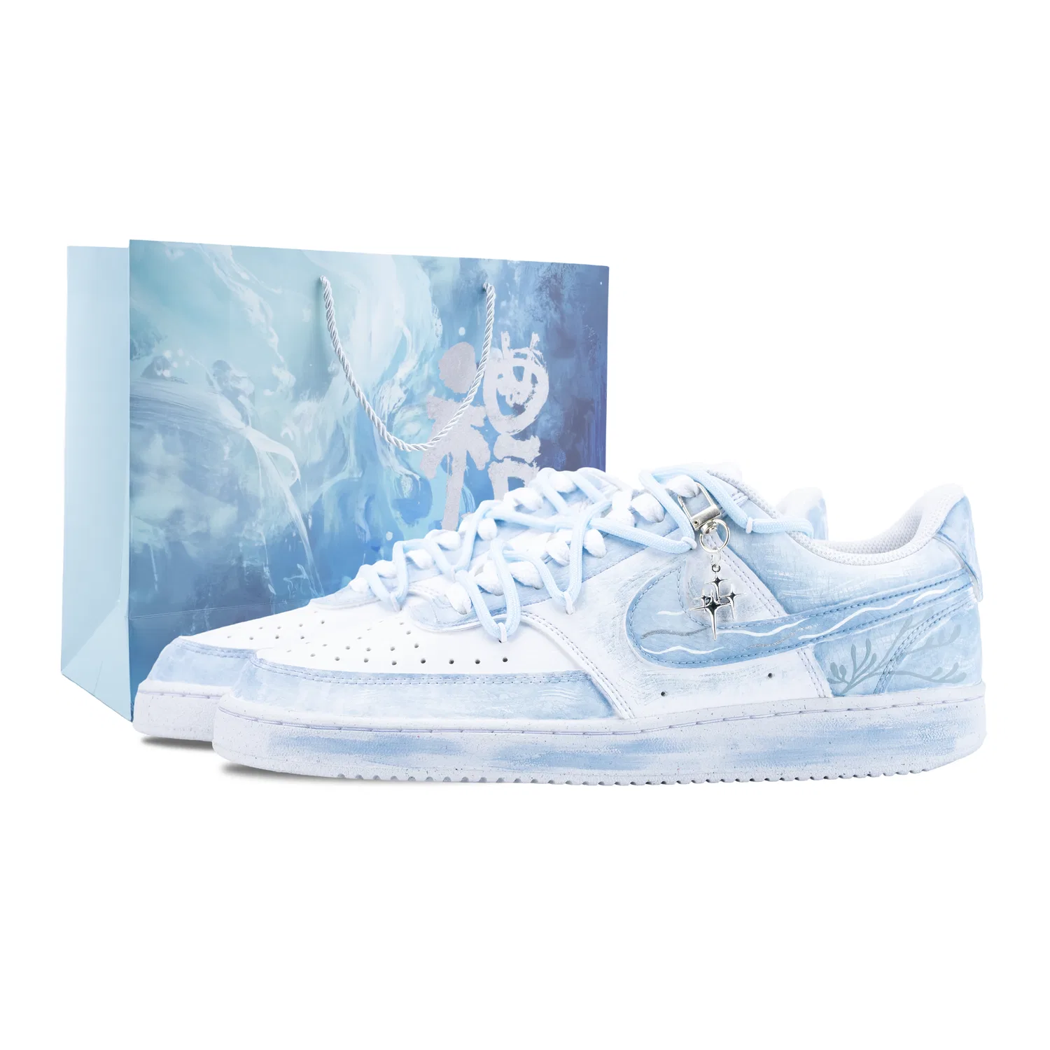 Кроссовки Nike Court Vision 1 Dusty Blue Whispers