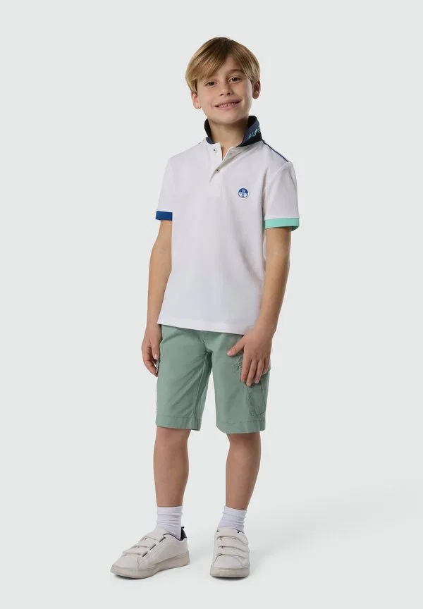 Рубашка поло с несовпадающими манжетами North Sails, White