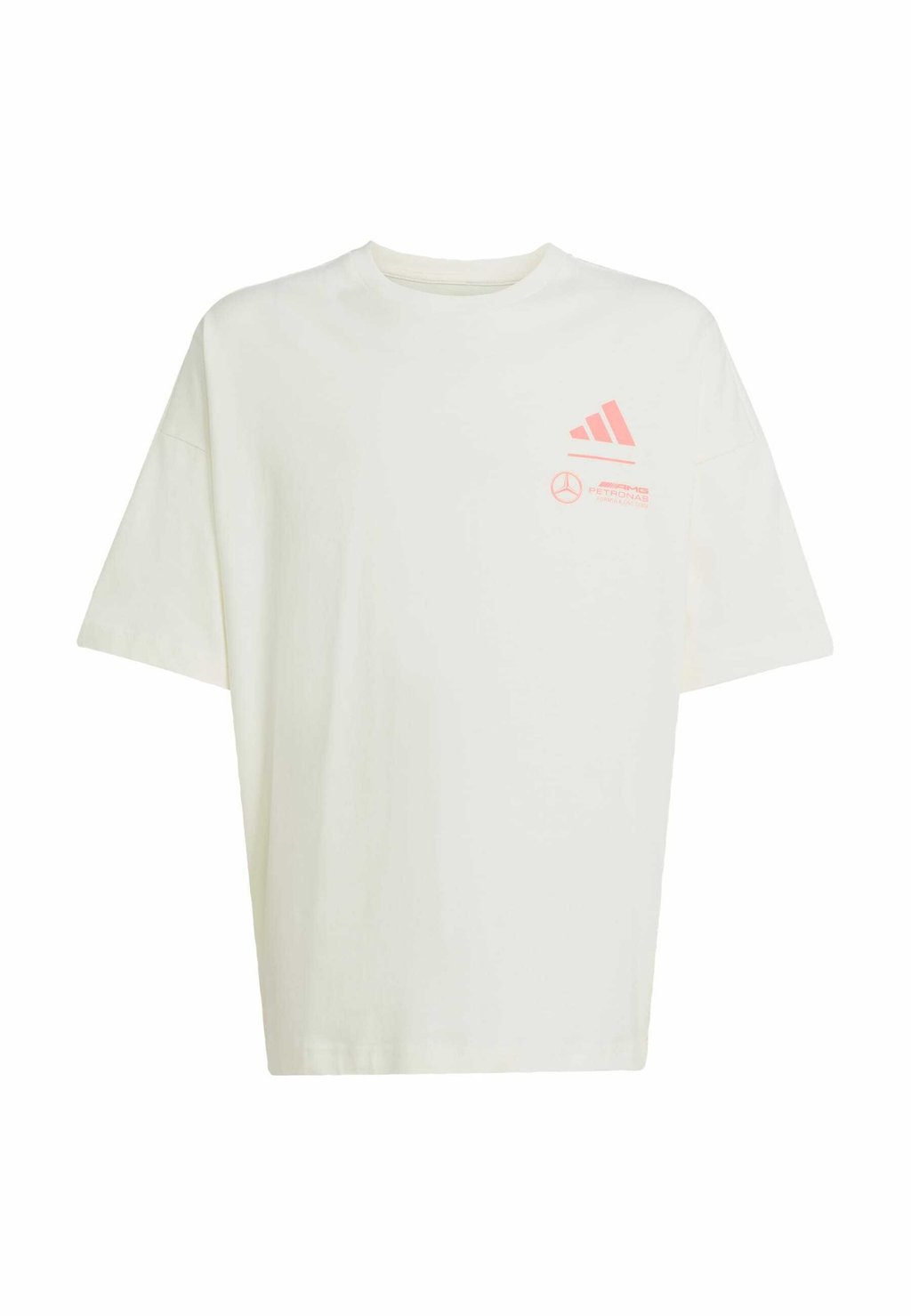 

Футболка с принтом Adidas Performance, слоновая кость