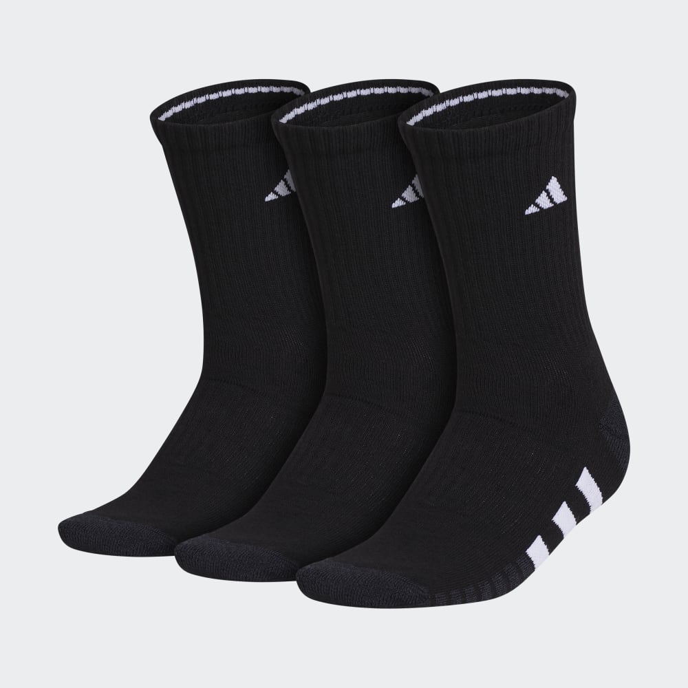 

Носки Adidas Cushioned Crew Socks 3 Pairs, цвет Black/Grey