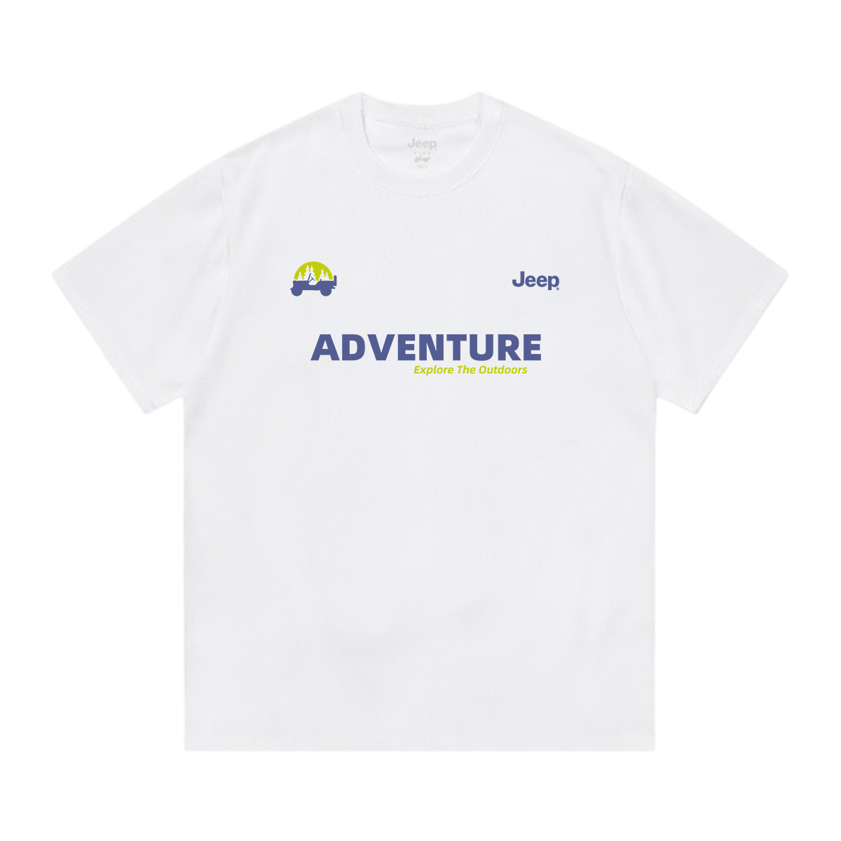 Футболка унисекс Crew Neck Jeep, темно-серый — фото 3