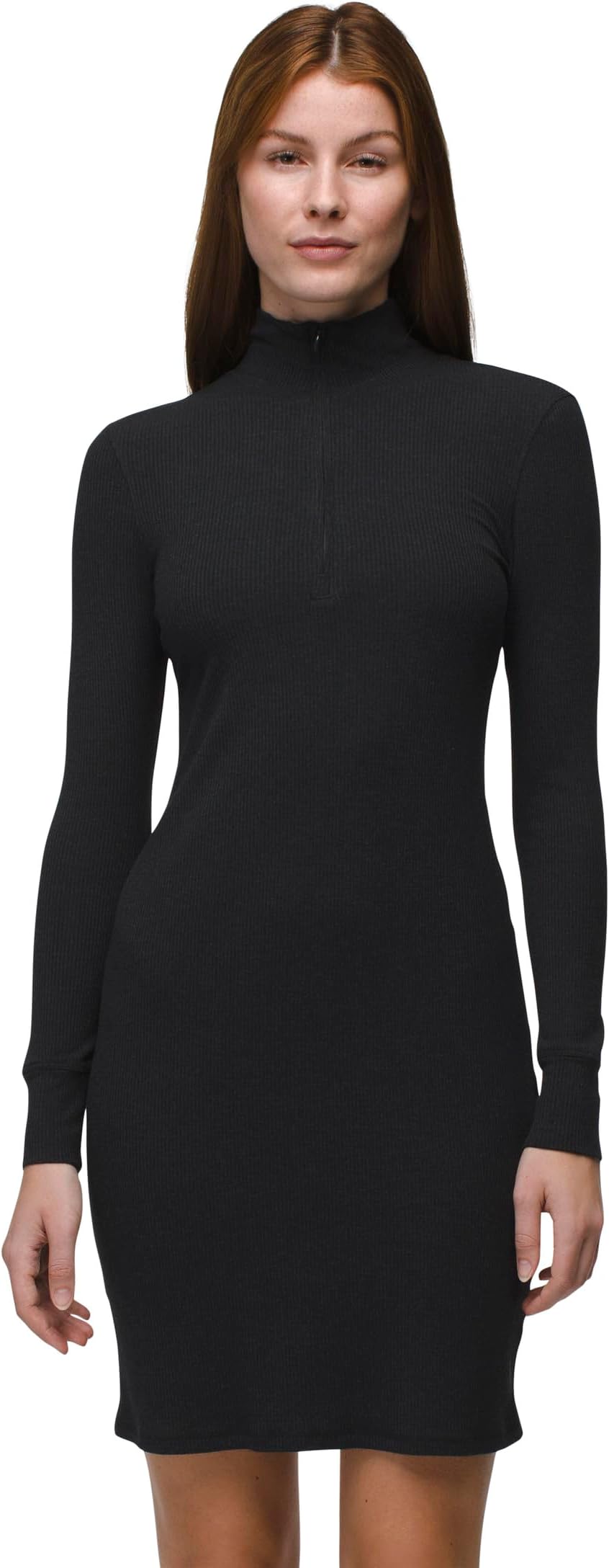

Платье Prana Foundation Rib LS Dress, цвет Black Heather