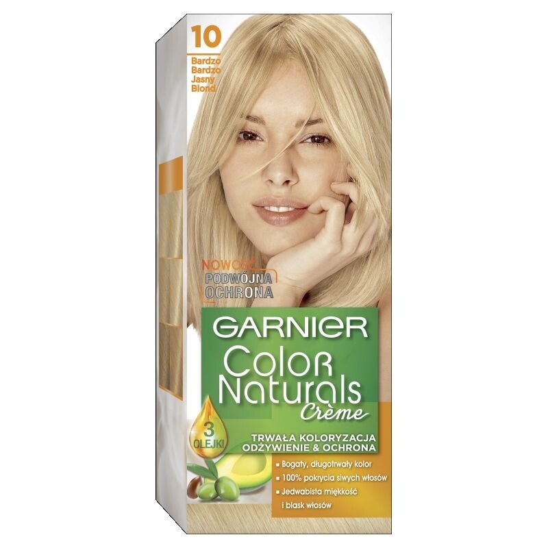 

Garnier, Color Naturals Créme, Краска для волос, 10 Очень-очень светлый блондин