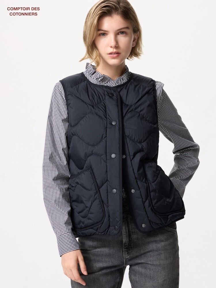 

Ультра легкий пуховик Uniqlo, черный