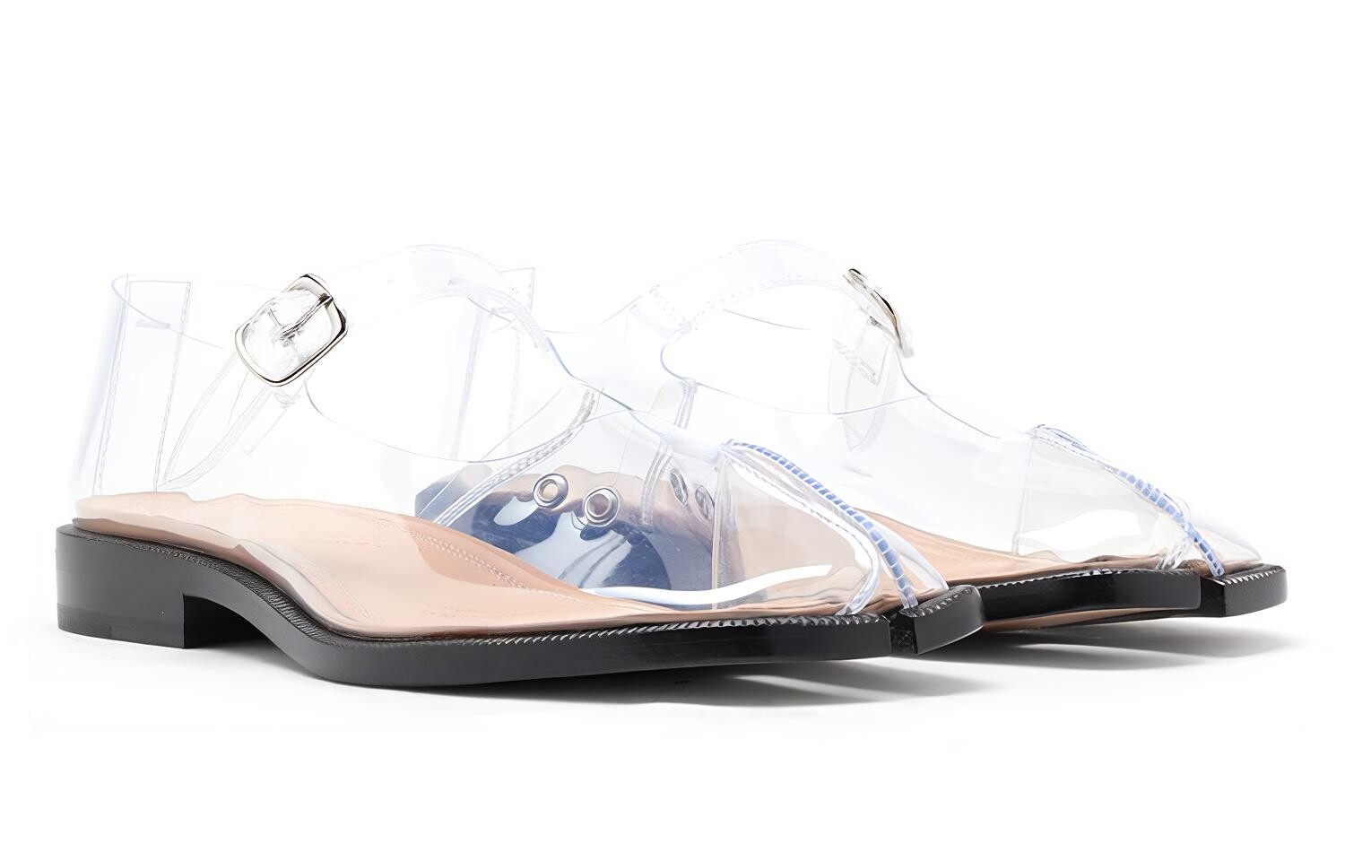 Туфли женские Maison Margiela Tabi Mary Jane, белый — фото 3