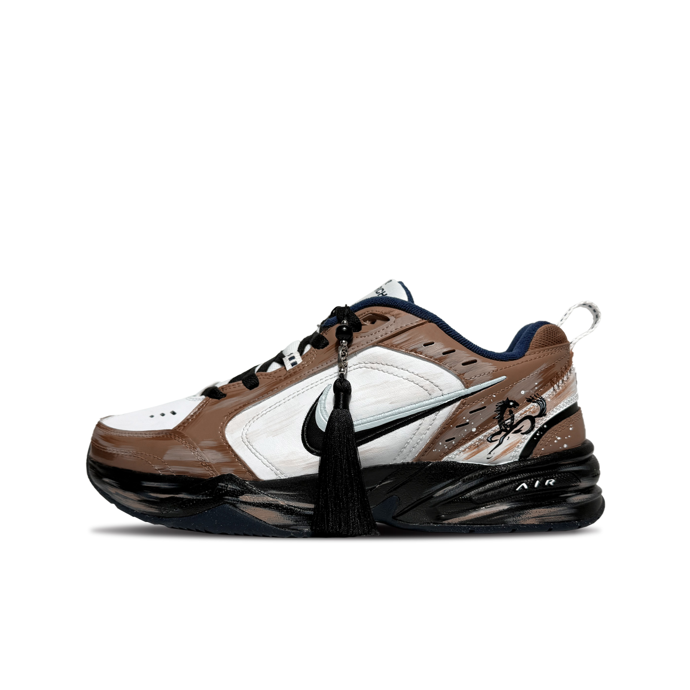 

Air Monarch 4 Galloping Through Snow устойчивые к истиранию низкие массивные кроссовки Unisex Nike, темно-коричневый