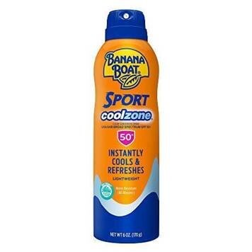 

Banana Boat, Спрей с солнцезащитным кремом SPF 50 SPORT Cool Zone, 170г