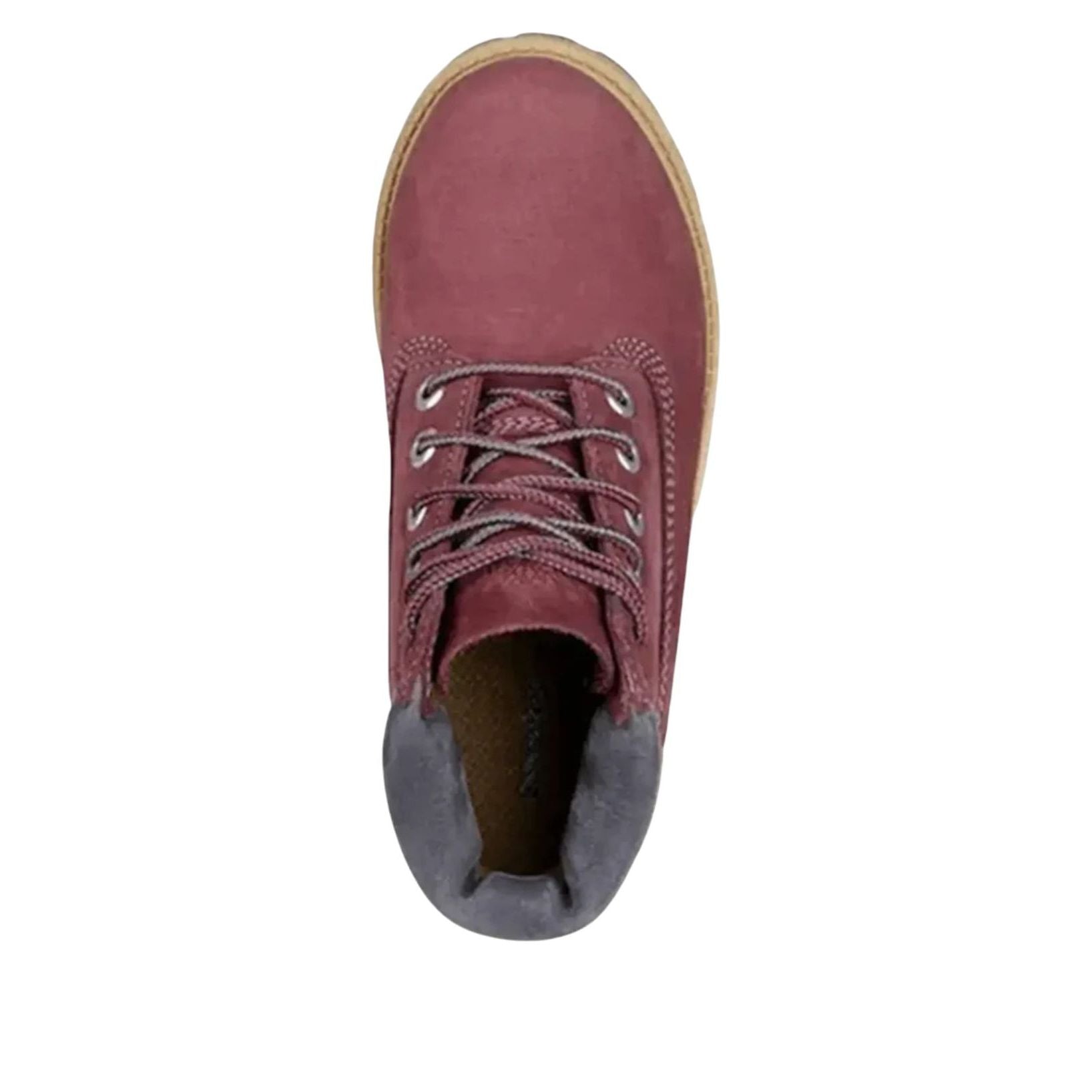(GS) Ботинки Timberland 6 Inch Premium Relief 'Bordeaux' — фото 2